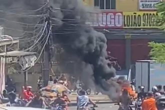 Vendedor é morto no Chapadão; moradores incendeiam barricadas em protesto