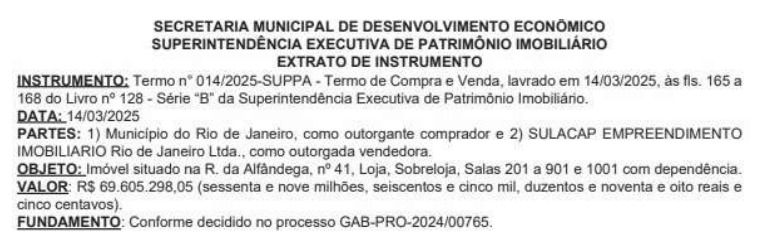 Cliente fiel, prefeitura paga R$ 69 milhões em prédio do grupo do qual comprou Super Centro