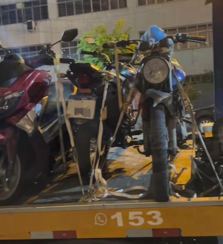 Operação contra ‘rolezinho’ autua 29 motos em Niterói