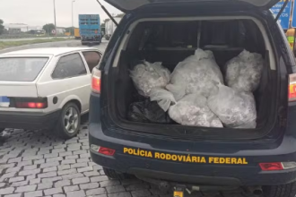 PRF apreende veículo com mais de R$ 270 mil em drogas na Dutra