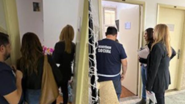 MP vistoria abrigo que acolhe desabrigados pelas chuvas em Petrópolis