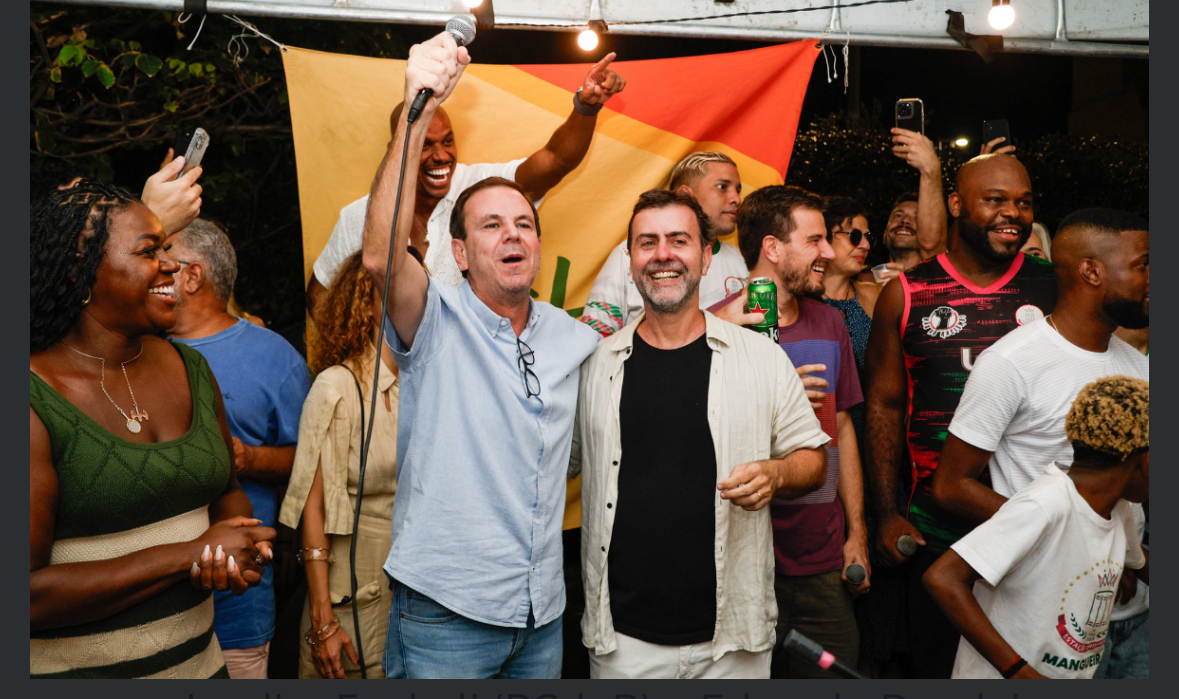 Samba, Flamengo e política: aniversário de Freixo reúne até ex-adversários no Centro do Rio