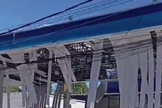 Explosão em posto deixa quatro pessoas feridas; veja o vídeo