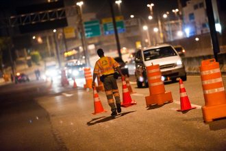 Viadutos na Freguesia passam por manutenção na Linha Amarela nesta semana