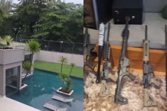 Polícia descobre arsenal do Comando Vermelho no condomínio Novo Leblon, na Barra
