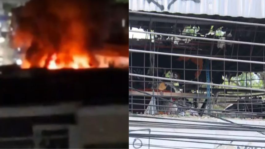 Fábrica é destruída por incêndio no Rio Comprido; prejuízo passa de R$ 1 milhão