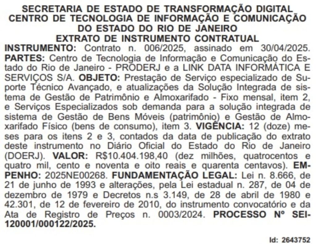 Sem justificativa, estado anula contratos de R$ 18,5 milhões do Proderj 63 Imagem do WhatsApp de 2025 05 09 as 07.08.52 1142d78e