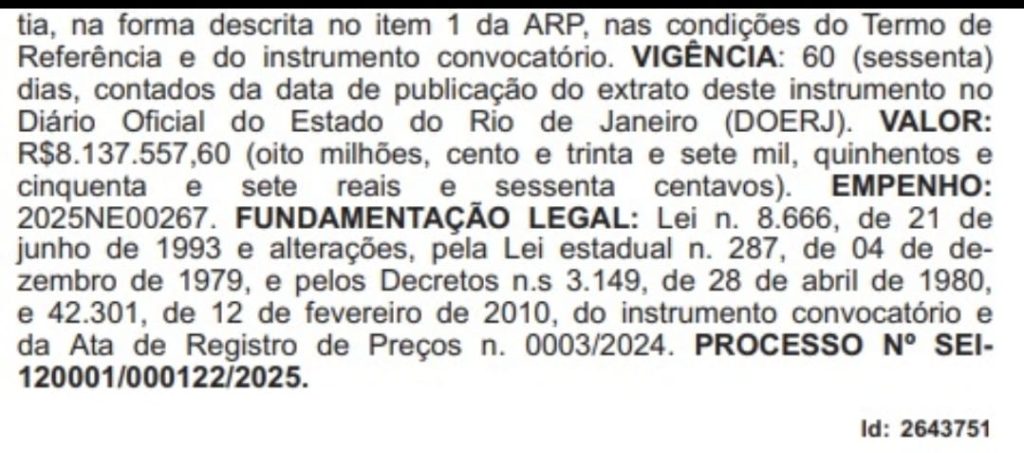 Sem justificativa, estado anula contratos de R$ 18,5 milhões do Proderj 65 Imagem do WhatsApp de 2025 05 09 as 07.08.53 92eda2bc