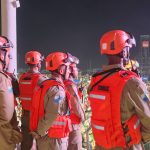 Bombeiros no show de Madonna, no ano passado: corporação vai usar vídeo e drones para conscientizar fãs sobre os perigos do mergulho noturno