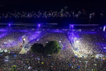 Multidão em Copacabana para o show de Lady Gaga: operação conjunta da Polícia Civil e do Ministério da Justiça frustra ataque a bomba