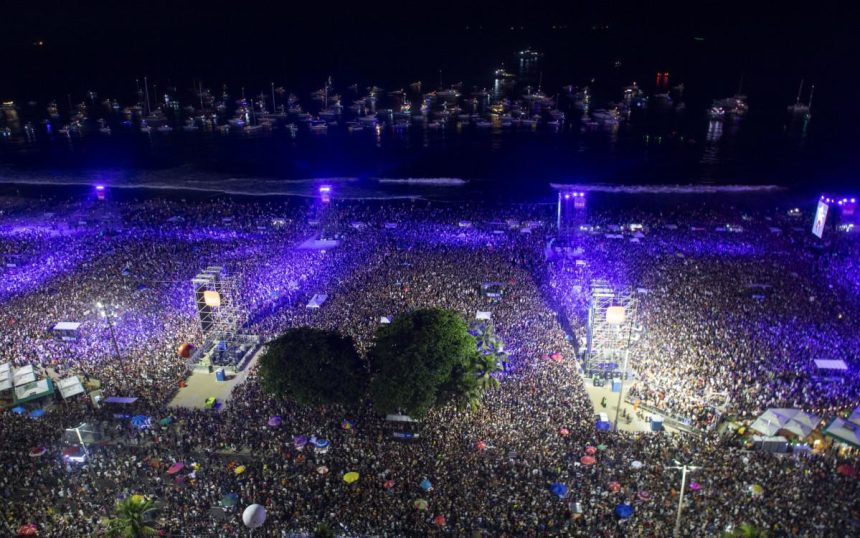 Multidão em Copacabana para o show de Lady Gaga: operação conjunta da Polícia Civil e do Ministério da Justiça frustra ataque a bomba
