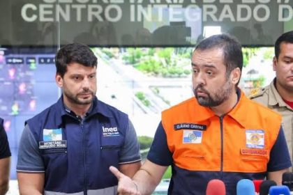 O governador Cláudio Castro e seu secretário de Meio Ambiente, Bernardo Rossi, que indicou para a presidência do Republicanos: interferência não foi vista com bons olhos por todo o partido