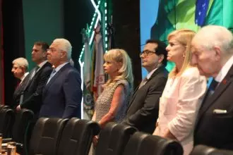 Cerimônia de posse de Rita Cortez na presidência do Instituto dos Advogados Brasileiros: com ela, já são quatro mulheres no comando de importantes entidades do Direito fluminense