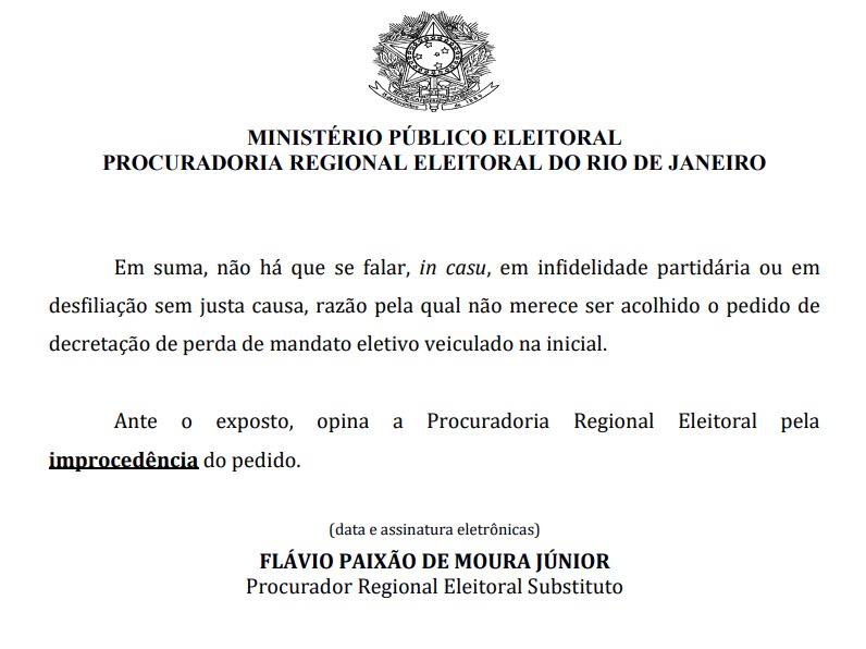 MP dá parecer a favor de Alexandre Knoploch em ação de infidelidade partidária 62 WhatsApp Image 2025 05 13 at 13.01.50