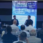 Marcos Saceanu, presidente da Ademi-RJ, apresenta os números que mostram o mercado imobiliário aquecido no primeiro trimestre de 2025, com o aumento de 8,6% nas vendas