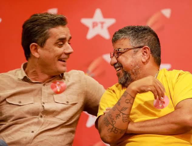 Fabiano Horta e Washington Quaquá, nos tempos de camaradagem: hoje os dois andam estremecidos