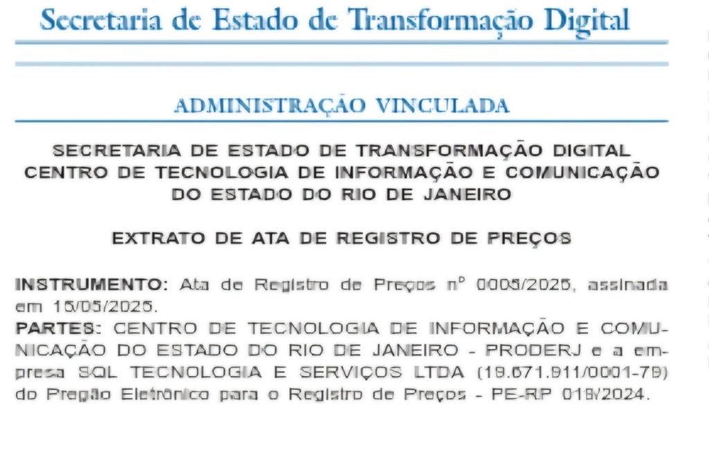 Sem tempo ruim no Proderj: empresa firma mais um contrato, agora de R$ 88,8 milhões 62 WhatsApp Image 2025 05 21 at 15.01.40