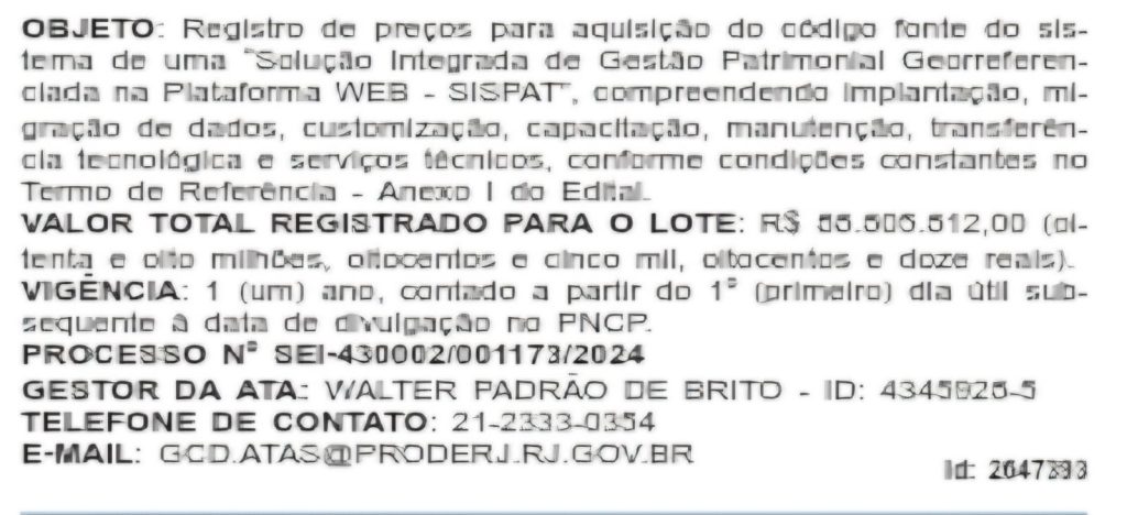 Sem tempo ruim no Proderj: empresa firma mais um contrato, agora de R$ 88,8 milhões 63 WhatsApp Image 2025 05 21 at 15.01.41
