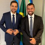 O agora conselheiro do Tribunal de Contas do Estado Thiago Pampolha e o primo, Felipe, herdeiro da família na política da Zona Oeste