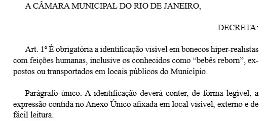 Projeto quer instituir cartaz de alerta para bebê reborn: 'objeto inanimado de aparência realista' 62 WhatsApp Image 2025 05 22 at 09.57.30