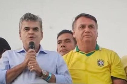 Washington Reis e Jair Bolsonaro: o mandachuva do MDB no Rio estaria de olho no apoio do ex-presidente para a disputa por uma das vagas ao Senado