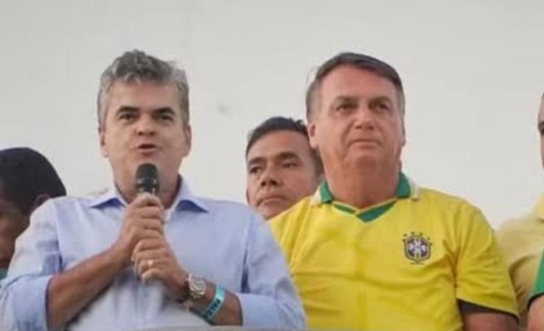 Washington Reis e Jair Bolsonaro: o mandachuva do MDB no Rio estaria de olho no apoio do ex-presidente para a disputa por uma das vagas ao Senado