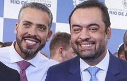 Cláudio Castro e Rodrigo Amorim: governador confirma que o deputado do União será o seu líder na Assembleia Legislativa: publicação da indicação será combinada com o presidente da casa, Rodrigo Bacellar