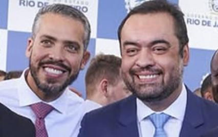 Cláudio Castro e Rodrigo Amorim: governador confirma que o deputado do União será o seu líder na Assembleia Legislativa: publicação da indicação será combinada com o presidente da casa, Rodrigo Bacellar