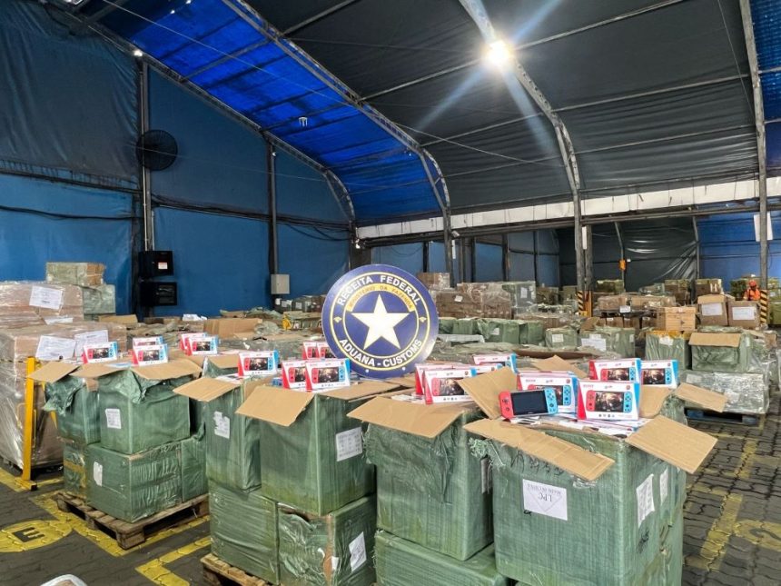 Receita Federal apreende R$ 10 milhões em produtos falsos no Porto do Rio