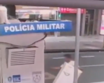 Nem a PM escapou: ladrões furtam geladeira de dentro de cabine em Ipanema