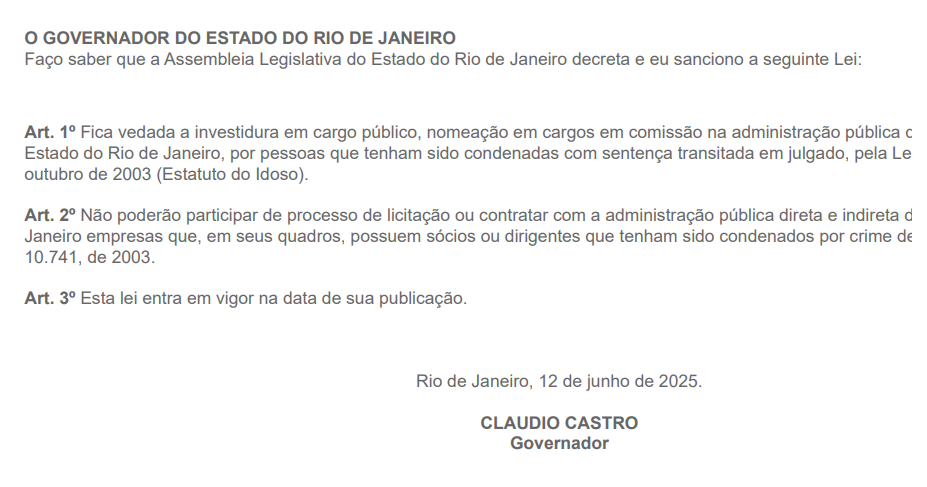 Condenados por violência contra idosos não podem mais assumir cargos no governo do estado 62 Captura de tela 2025 06 13 102459