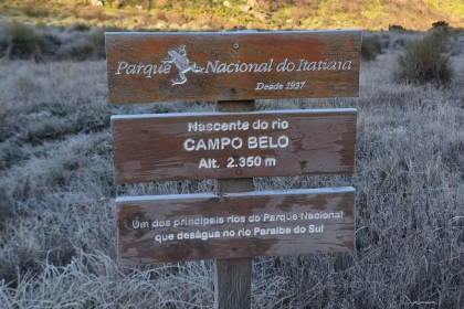 Parque de Itatiaia registra -9,4°C e bate recorde de frio no Brasil