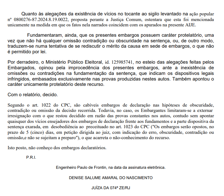 Justiça eleitoral nega recurso do prefeito cassado de Engenheiro Paulo de Frontin 63 Captura de tela 2025 06 19 145537