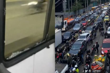 Ônibus são atingidos por disparos e deixam dois feridos na Av. Brasil e na Linha Vermelha