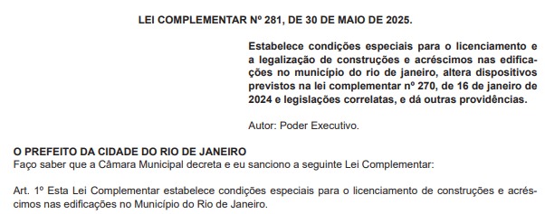 Com veto prometido por Paes, nova Lei dos Puxadinhos passa a valer no Rio 62 Imagem do WhatsApp de 2025 06 02 as 07.50.09 fe627e9b