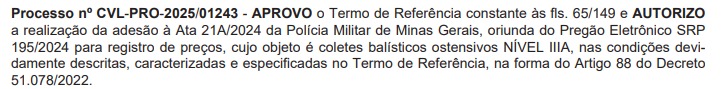 Paes autoriza compra de munições, algemas e uniformes para divisão armada da Guarda 63 Imagem do WhatsApp de 2025 06 16 as 08.10.01 7bb87c9d 1