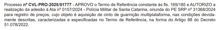 Paes autoriza compra de munições, algemas e uniformes para divisão armada da Guarda 68 Imagem do WhatsApp de 2025 06 16 as 08.20.51 3189753f