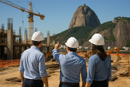 Engenheiros e engenheiras se animam com os canteiros de obras, que voltam a fazer parte da paisagem no estado e no município do Rio: entre 2020 e 2024, mais de R$ 33,7 bilhões foram investidos em obras no estado e na capital