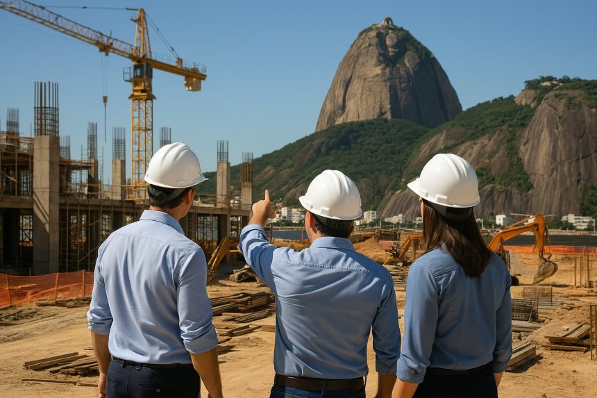 Engenheiros e engenheiras se animam com os canteiros de obras, que voltam a fazer parte da paisagem no estado e no município do Rio: entre 2020 e 2024, mais de R$ 33,7 bilhões foram investidos em obras no estado e na capital