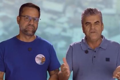 O vereador Vitor Hugo e o seu padrinho político, o secretário de Transportes Washington Reis: conselhos do veterano para enfrentar o veto e a ironia do prefeito Eduardo Paes (PSD)