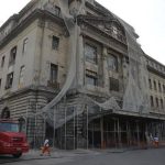 A Estação Leopoldina, que está sendo reformada pela Concrejato: prefeito Eduardo Paes informa que suspendeu o pagamento pela obra