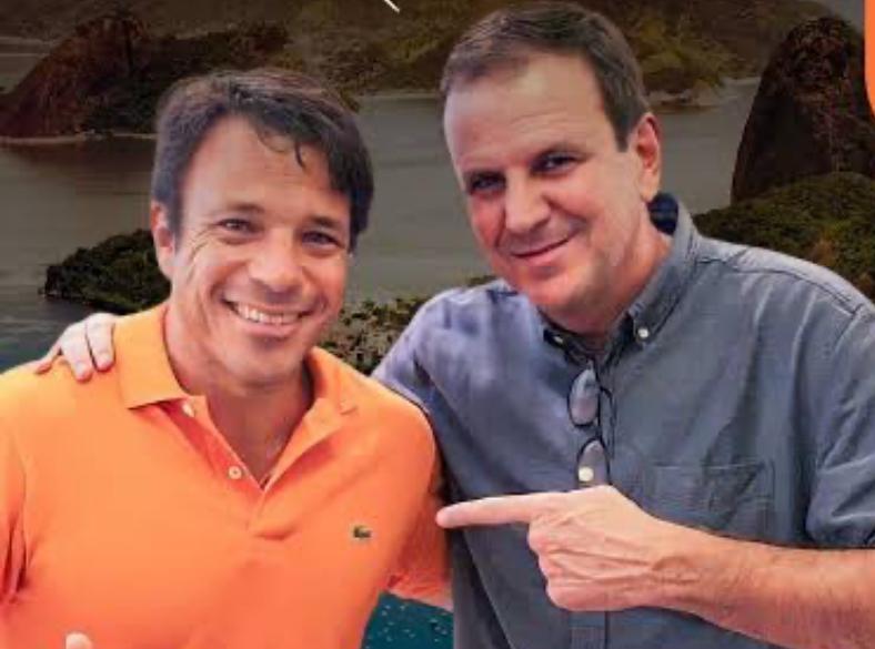 O prefeito Eduardo Paes (PSD) declara, publicamente, que o presidente da Câmara, Carlo Caiado (PSD), tem o seu apoio para a próxima vaga para o Tribunal de Contas do Município