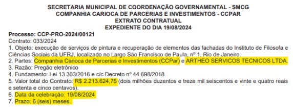 Reforma da fachada do Instituto de Filosofia da UFRJ, feita pela prefeitura, convive com atrasos e custos crescentes 63 WhatsApp Image 2025 06 13 at 18.20.34
