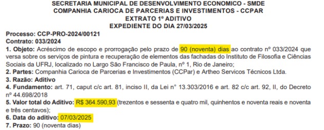 Reforma da fachada do Instituto de Filosofia da UFRJ, feita pela prefeitura, convive com atrasos e custos crescentes 64 WhatsApp Image 2025 06 13 at 18.21.02