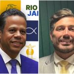O bispo Luis Cláudio (à esquerda) agrada à Igreja Universal; o deputado federal Luciano Vieira, à política: o Republicanos bate o martelo, nesta quarta-feira, sobre quem vai comandar o partido no Rio