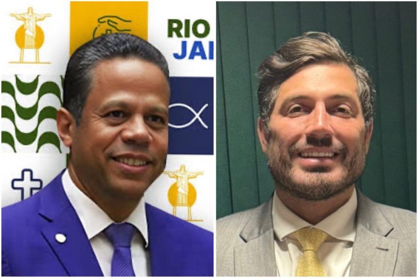 O bispo Luis Carlos (à esquerda) agrada à Igreja Universal; o deputado federal Luciano Vieira, à política: o Republicanos bate o martelo, nesta quarta-feira, sobre quem vai comandar o partido no Rio