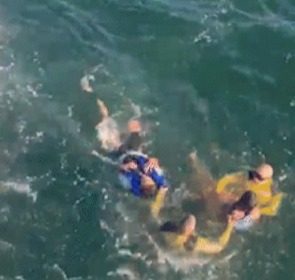 Mais de 100 praticantes de stand up paddle são arrastados por ventania no Leme