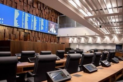 O plenário da Assembleia Legislativa: deputados terão que analisar 150 vetos do governador Cláudio Castro (PL), alguns na gaveta desde o ano passado, quando o governo ficou sem líder