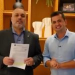 O deputado Marcos Tavares (PDT) e o prefeito de Caxias, Netinho Reis (MDB), nos tempos de bonança: agora, o momento é de tempestade política