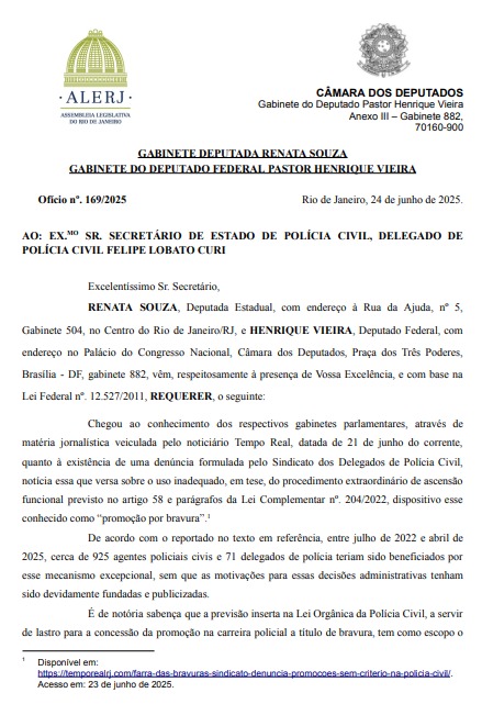 'Farra das Bravuras': deputados fazem questionamentos ao secretário de Polícia Civil 62 WhatsApp Image 2025 06 24 at 15.31.13